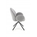 Стул HALMAR K498 серый/черный, поворотный